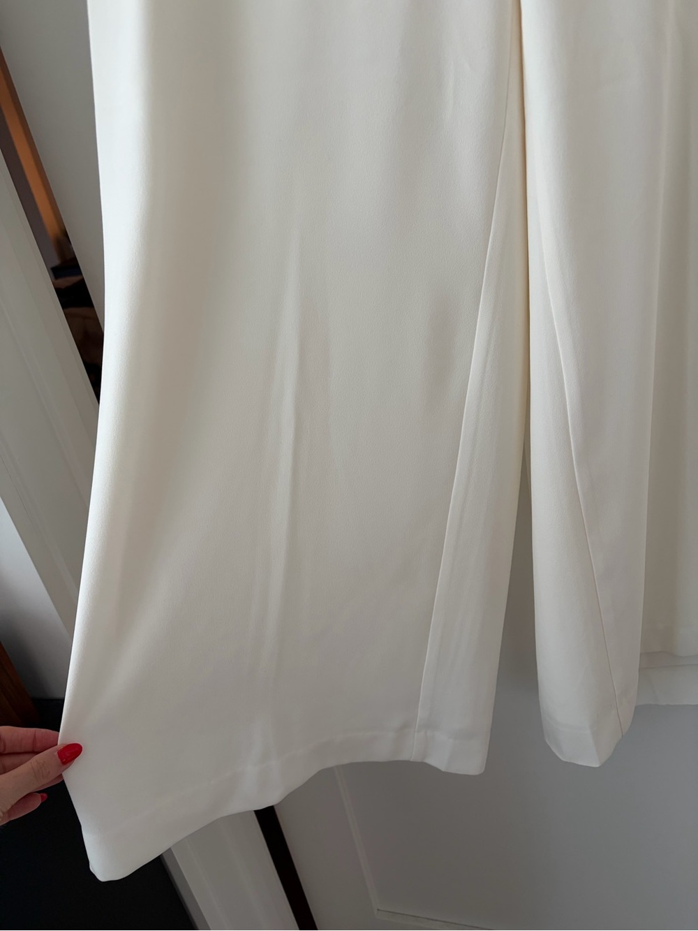 The dramatic wide leg crêpe pant - Picture 5 of 13